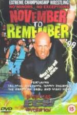 Watch ECW - November To Remember '99 Megashare
