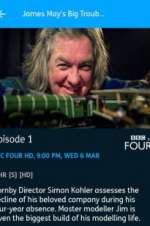james may\'s big trouble in model britain tv poster