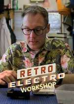 retro electro workshop tv poster