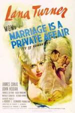 Watch Marriage Is a Private Affair Megashare