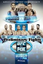 Watch UFC On Fox Henderson vs Diaz Preliminary Fights Megashare