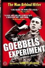 Watch The Goebbels Experiment Megashare