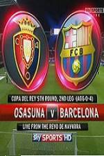 Watch Osasuna vs Barcelona Megashare